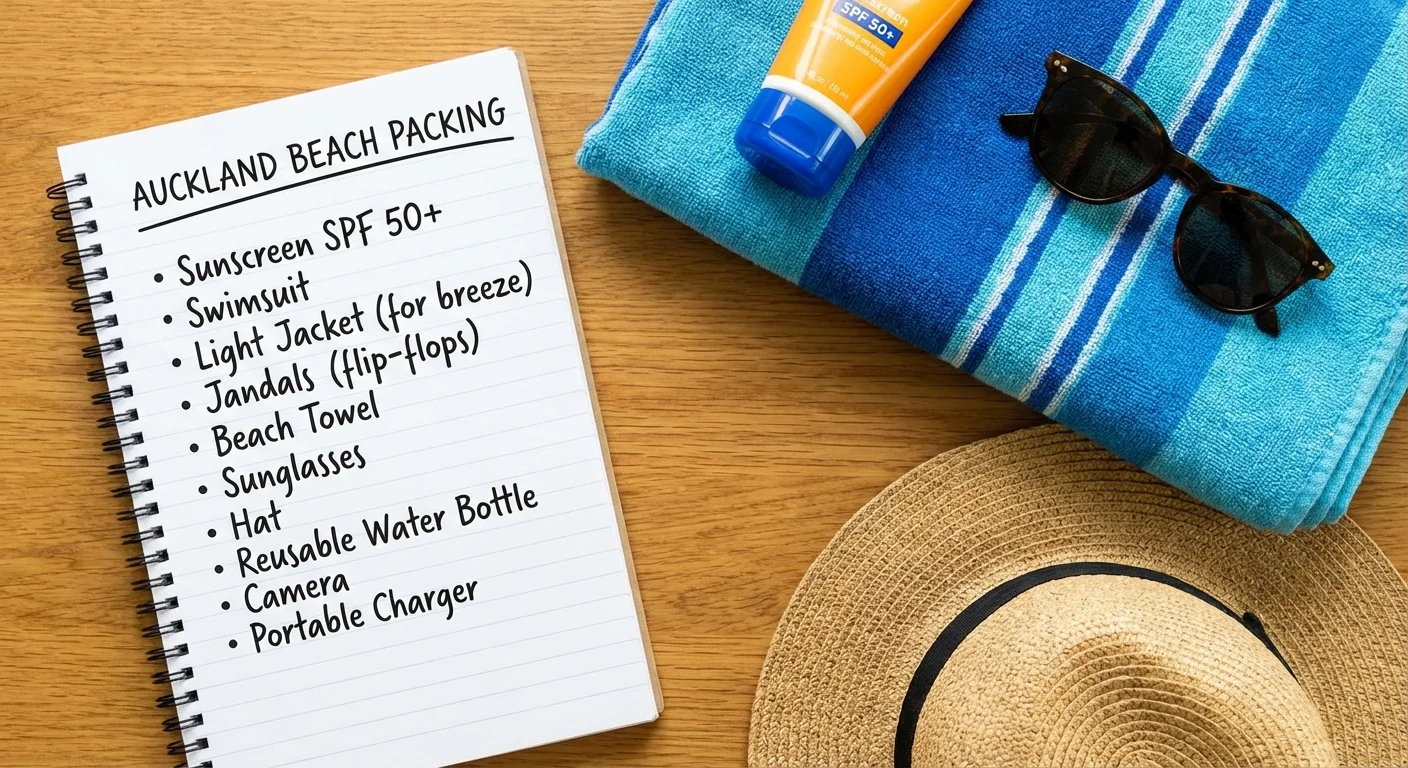 Family packing car with beach gear in Auckland for a day trip