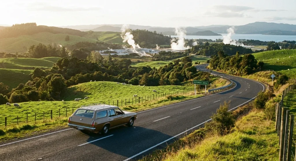 auckland to rotorua highway drive