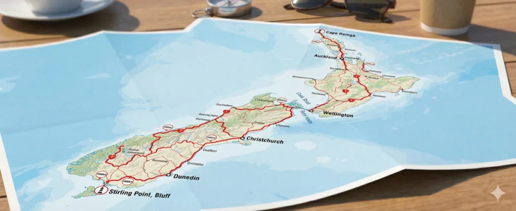 Length of NZ in km – Discover New Zealand’s Full Size