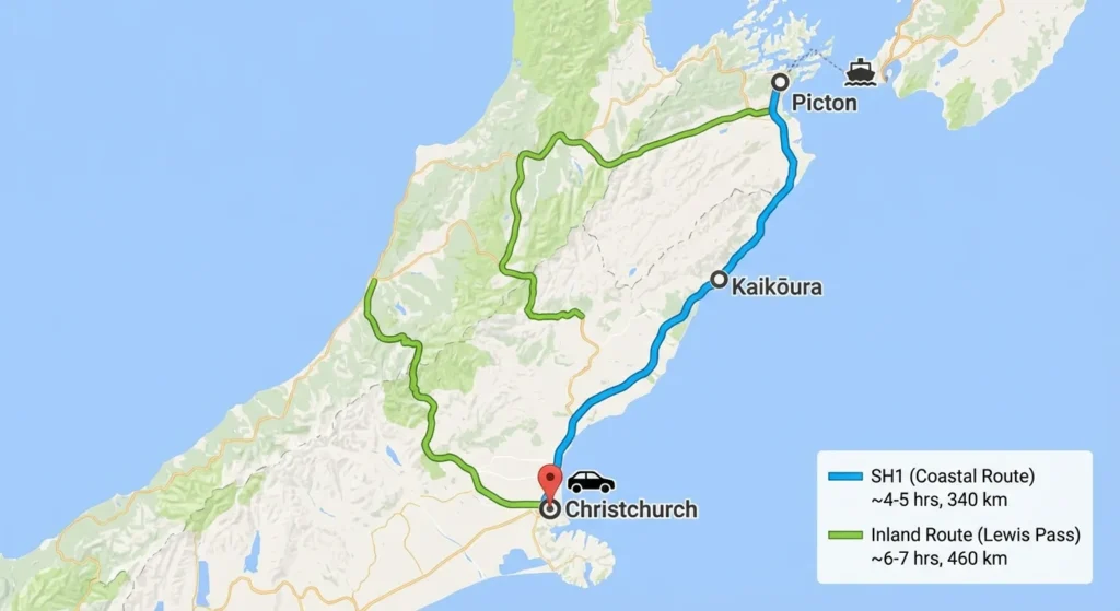 Christchurch to Picton Road Trip | Scenic South Island Journey