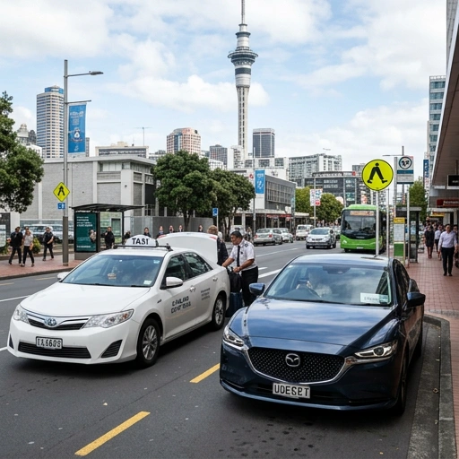 Is Uber Cheaper Than Taxi in New Zealand? Cost Comparison & Tips 2 Uber car and traditional taxi side by side in Auckland