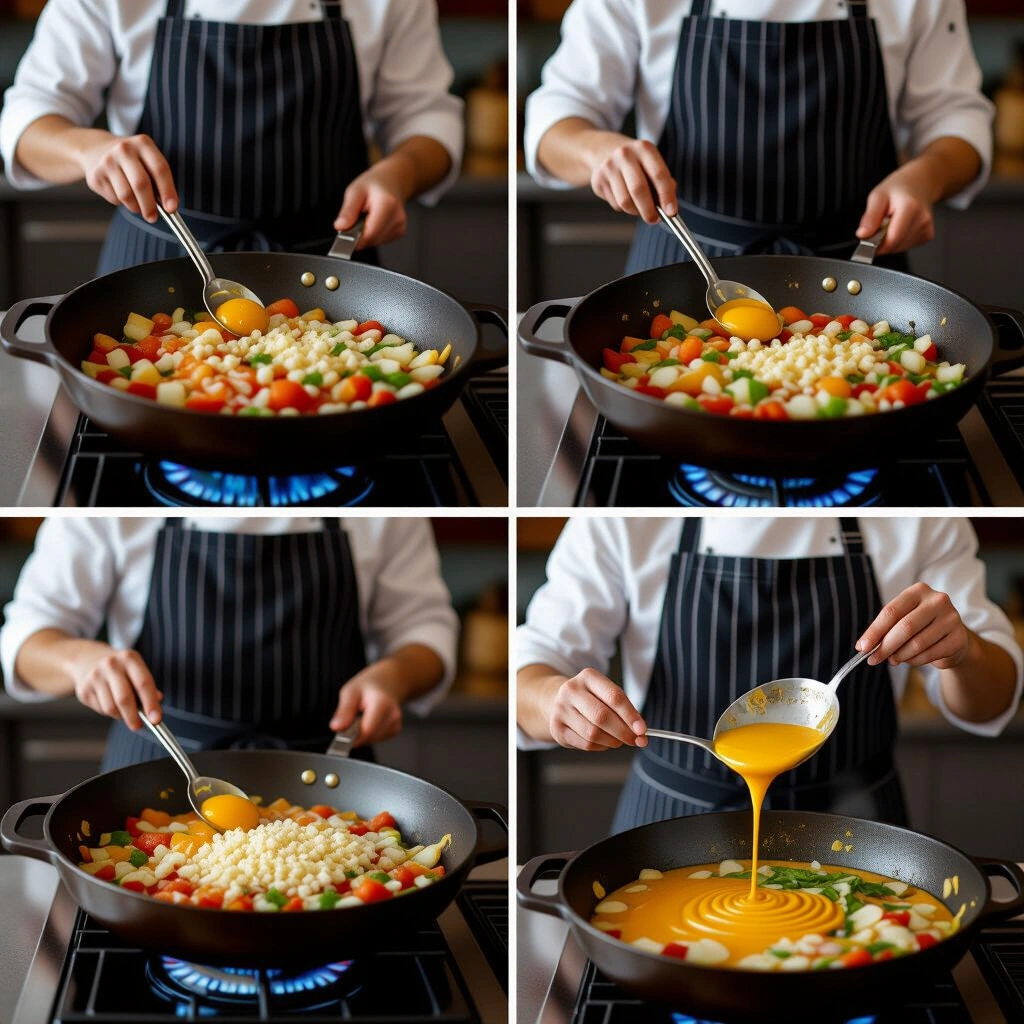 Step-by-step image collage of traditional hāngi cooking process