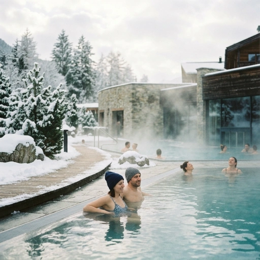 Taupo in Winter | Explore New Zealand’s Central Plateau Winter Adventures 3 People relaxing in warm geothermal pools at Spa Thermal Park surrounded by winter trees